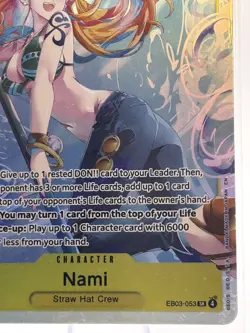 Bandai Nami EB03-053 SR SPECIAL Full Art Foil Character One Piece CCG - Image 5
