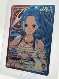 Bandai Nefeltari Vivi EB03-001 Leader Foil 5000 Power One Piece CCG - Image 1