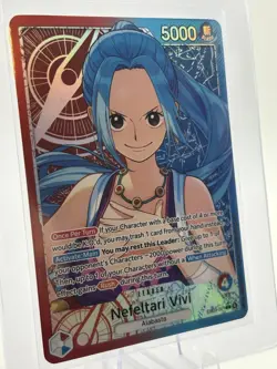 Bandai Nefeltari Vivi EB03-001 Leader Foil 5000 Power One Piece CCG - Image 2
