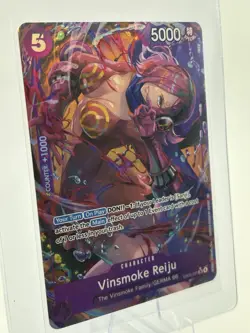 Bandai Vinsmoke Reiju EB03-031 Super Rare Foil Full Art alt art - Image 1