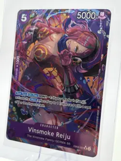 Bandai Vinsmoke Reiju EB03-031 Super Rare Foil Full Art alt art - Image 2