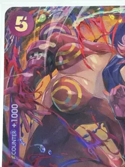 Bandai Vinsmoke Reiju EB03-031 Super Rare Foil Full Art alt art - Image 3