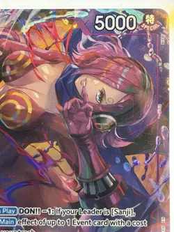 Bandai Vinsmoke Reiju EB03-031 Super Rare Foil Full Art alt art - Image 4