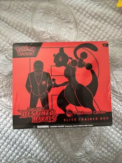 Pokemon Destined Rivals Pokemon Center Elite Trainer Box ETB SEALED. IN HAND - Image 1