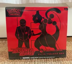 Pokemon Destined Rivals Pokemon Center EXCLUSIVE* ETB Elite Trainer Box *SEALED* - Image 1
