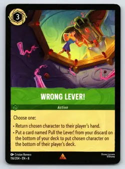 Disney Lorcana Wrong Lever! Reign of Jafar Rare #116/204 NM - Image 1