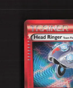 Head Ringer Team Flare Hyper Gear 97/119 Phantom Forces Holo Pokemon Card LP - Image 3