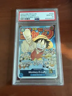 Monkey.D.Luffy (CS 2023 Event Pack) P-033 One Piece Promotion Cards Foil - Image 1