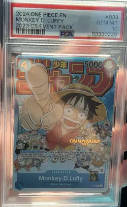 Monkey.D.Luffy (CS 2023 Event Pack) P-033 One Piece Promotion Cards Foil - Image 4