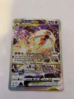 Deoxys VSTAR GG46/GG70 Crown Zenith: Galarian Gallery Holo nice card - Image 1