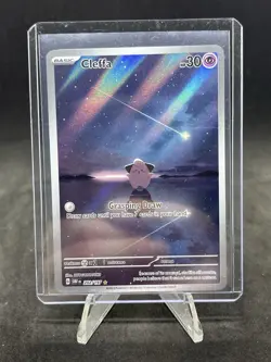 Pokemon Card TCG - Cleffa 202/197 Illustration Rare Obsidian Flames Near Mint - Image 1