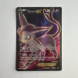 Pokemon Espeon EX Full Art Ultra Rare Holo Breakpoint 117/122 170HP Card - Image 1