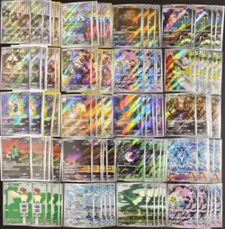 100 Lot All AR Pokemon Chinese Card Art Rare Palafin Pidgeotto Houndour TCG NE40 - Image 1
