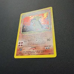 Typhlosion - 18/111 - Pokemon Neo Genesis Unlimited Holo Rare Card WOTC NM swirl - Image 3