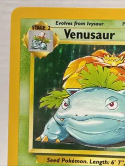 Pokemon TCG Venusaur Holo Rare Card 15/102 Base Set - Image 4