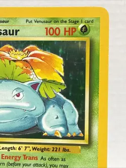 Pokemon TCG Venusaur Holo Rare Card 15/102 Base Set - Image 5