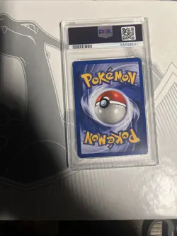 Pokemon Ampharos Neo Revelation Holo Card 1/64 Unlimited Rare PSA 7 Swirl 2001 - Image 2