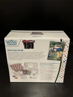 Pokemon TCG Scarlet & Violet 151 ETB Elite Trainer Box Sealed W/Case - Image 3