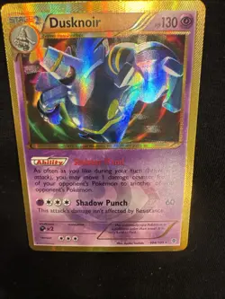 Dusknoir 104/101 Plasma Blast Shiny Pokemon TCG Secret Rare Holo Card - Image 1