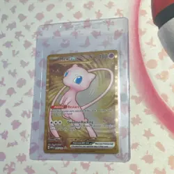 Pokemon Mew ex Full Art Double Rare Holo 180 HP Scarlet & Violet 151 Card(Metal) - Image 1