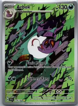 Arbok 176/162 - Pokemon TCG SV05: Temporal Forces - Illustration Rare (NM) - Image 1