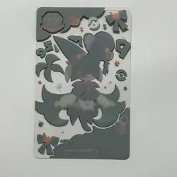 S5498 Meowscarada Pokemon Center Halloween Promo Clear Card Pokemaze 2024 M4 - Image 2