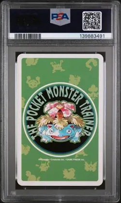 1996 POKEMON GREEN VERSION PLAYING CARDS 9 OF SPADES #029 NIDORAN PSA 10 - Image 2