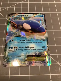 Pokemon XY Promo Card - Kyogre EX XY41 Ultra Holo Rare - Image 1