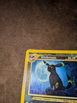 Neo Genesis Umbreon 13/75 Holo Rare Pokemon Card See Pictures & Description - Image 2