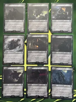 MTG Lord of the Rings Set of All Nine Nazgul THE NINE NM Unplayed - Image 1