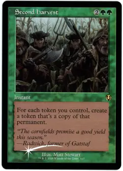 Second Harvest (Retro Frame Foil) 0417 - Innistrad Remastered - MTG - Image 1