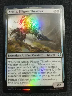 Armix, Filigree Thrasher - Foil - Commander Legends - NM - EN - 108 - Image 1