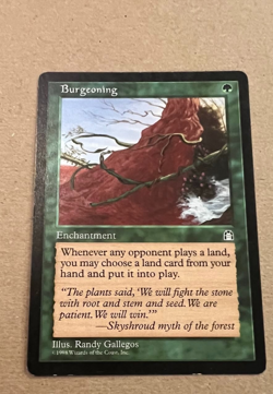Burgeoning - Stronghold - MTG - Magic the Gathering - Image 1