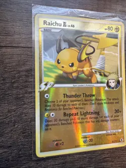 Pokemon Card Raichu GL Lv. 46 31/111 Rising Rivals Reverse Holo Rare - Image 3