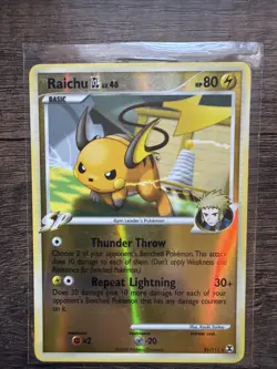 Pokemon Card Raichu GL Lv. 46 31/111 Rising Rivals Reverse Holo Rare - Image 4