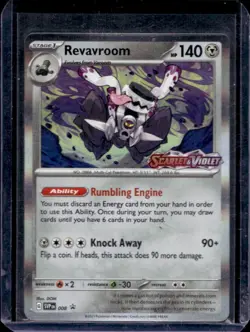 2023-25 Pokemon SV Black Star Promos - SVP EN Revavroom #008 - Image 1