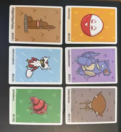 Pookiemoot Card Lot - 18Cards Gen1/Gen2 mix Fan art Pokemon - Image 2