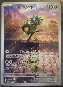 Pokemon TCG Teal Mask Ogerpon SVP123 Scarlet & Violet Promo NM - Image 1
