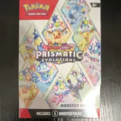 Pokemon Scarlet & Violet Prismatic Evolutions Booster Bundle Box - 6 Packs - Image 1