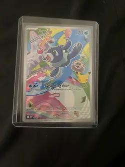 Popplio MEP 045 Pokemon First Partner Illustration Black Star Promo - Image 1