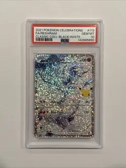 2021 Pokemon SWSH Celebrations Reshiram Classic Collection #113/114 PSA 10 - Image 1