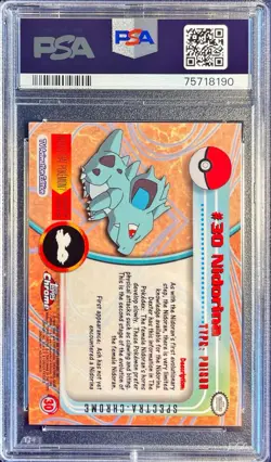 Pokemon - Topps Chrome Series 1 - PSA 8 Spectra Nidorina #30 NM-MT - PSA Pop 10 - Image 2