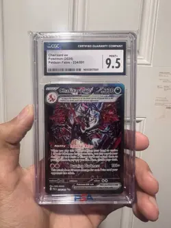 CGC 9.5 Charizard EX 234/091 Pokemon Paldean Fates Alt Art English SIR - Image 1
