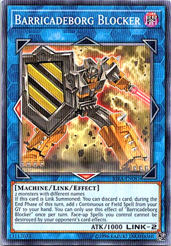 Barricadeborg Blocker RIRA-EN081 Yu-Gi-Oh! Card Light Play Unlimited - Image 1