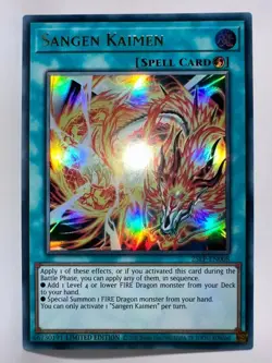 Yugioh Sangen Kaimen 25LP-EN008 Ultra Rare Limited Edition - Image 1