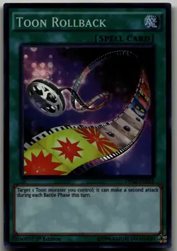 Toon Rollback Super Rare Dragons of Legend 2 DRL2-EN024 LP - Image 1