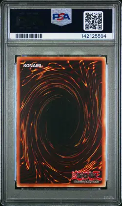 2022 YU-GI-OH! BACH-BATTLE OF CHAOS 1ST ED #EN100 THE DARK MAGICIANS PSA 6 - Image 2