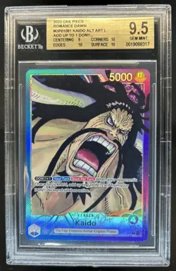 2022 One Piece Romance Dawn Kaido Alternate Art #OP01-061 BGS 9.5 - Image 1