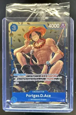 2025 One Piece The Best Vol. 2 Portgas D. Ace Promo Sealed #P-074 - Image 1