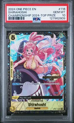 Shirahoshi October Championship 2024 Online Regional OP03116 One Piece G2U - Image 1